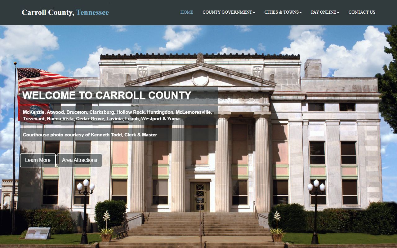 Carroll County Probate Court Records at the Carroll County clerk office in Huntingdon Tennessee